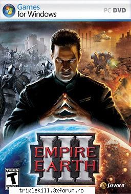 empire earth iii&nbsp; (c) :..... protection .......: securom1 disc(s) game.type ........: earth iii