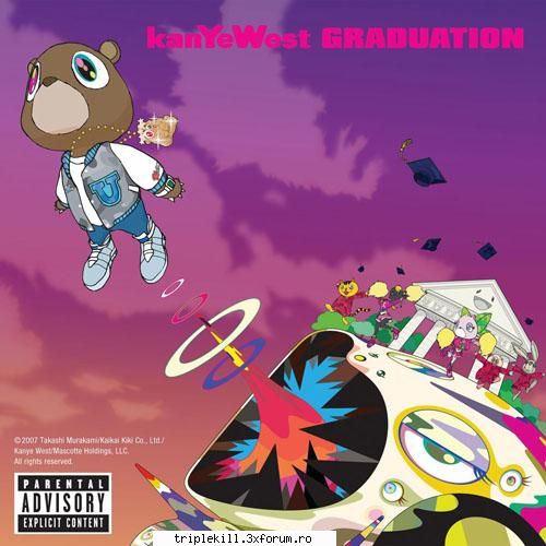 graduation is the third studio album by hip hop artist kanye west, released on september 11, 2007.