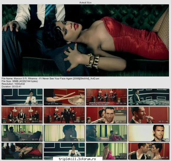 maroon rihanna never see your face again code: