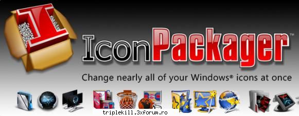 icon packager v4.0 utility that lets you change all the common icons used windows once applying