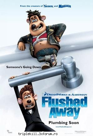 flushed away [english] open sesame
