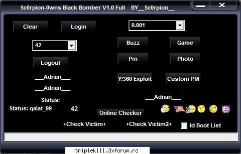 Sc0rpion-0wns Black Bomber V1.0 - D.B. - >>>HACKING TOOLS<<<