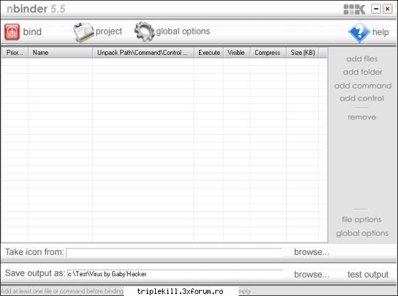 nBinder 5.5 PORTABLE by Gaby`Hacker - nBinder este un file binder, compresor si icon - >>>HACKING TOOLS<<<